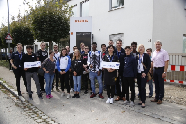Besichtigung bei Kuka © Bernd Jaufmann wjd-buko-augsburger-unternehmen